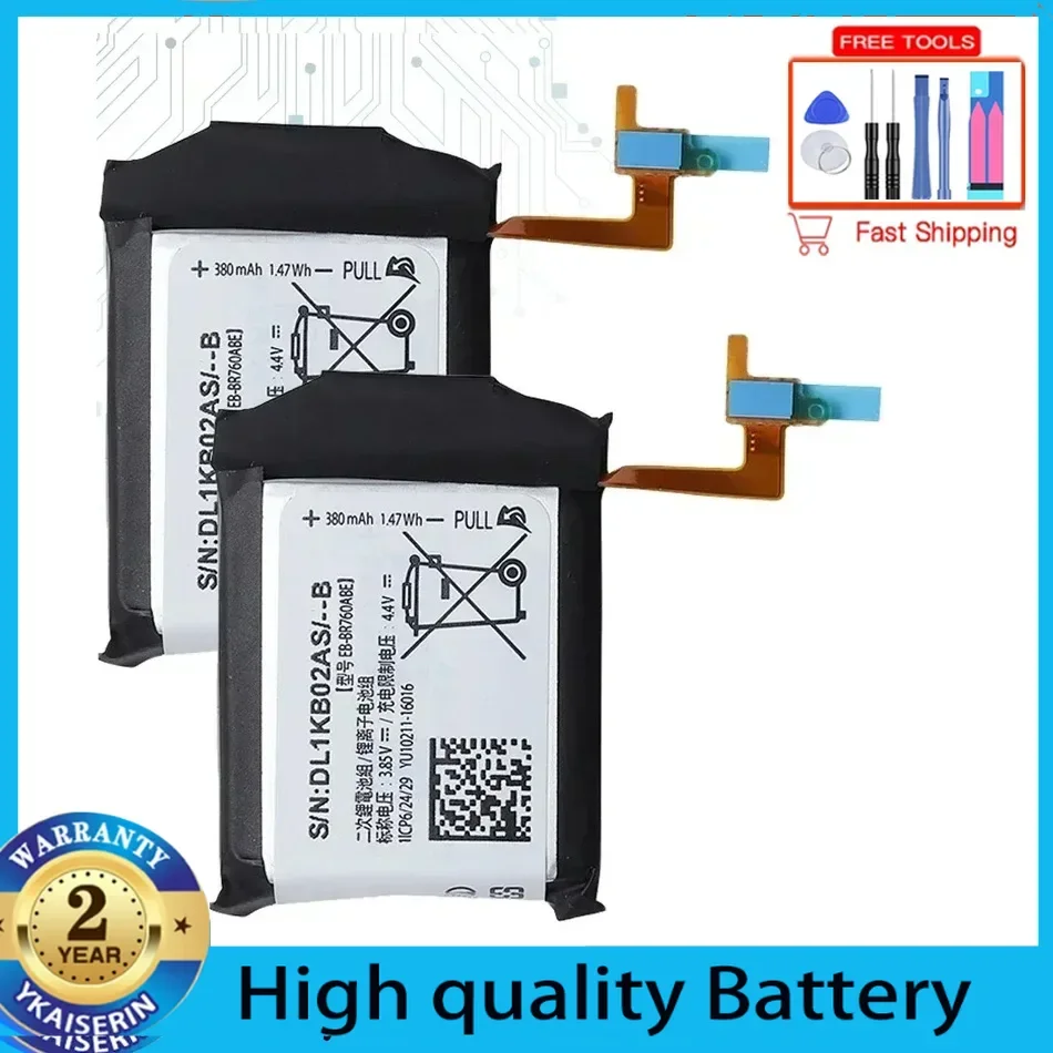 

For Samsung Battery EB-BR760ABE For Samsung Gear S3 Frontier / Classic EB-BR760A SM-R760 SM-R770 SM-R765 SM-R765S 380mAh bateria