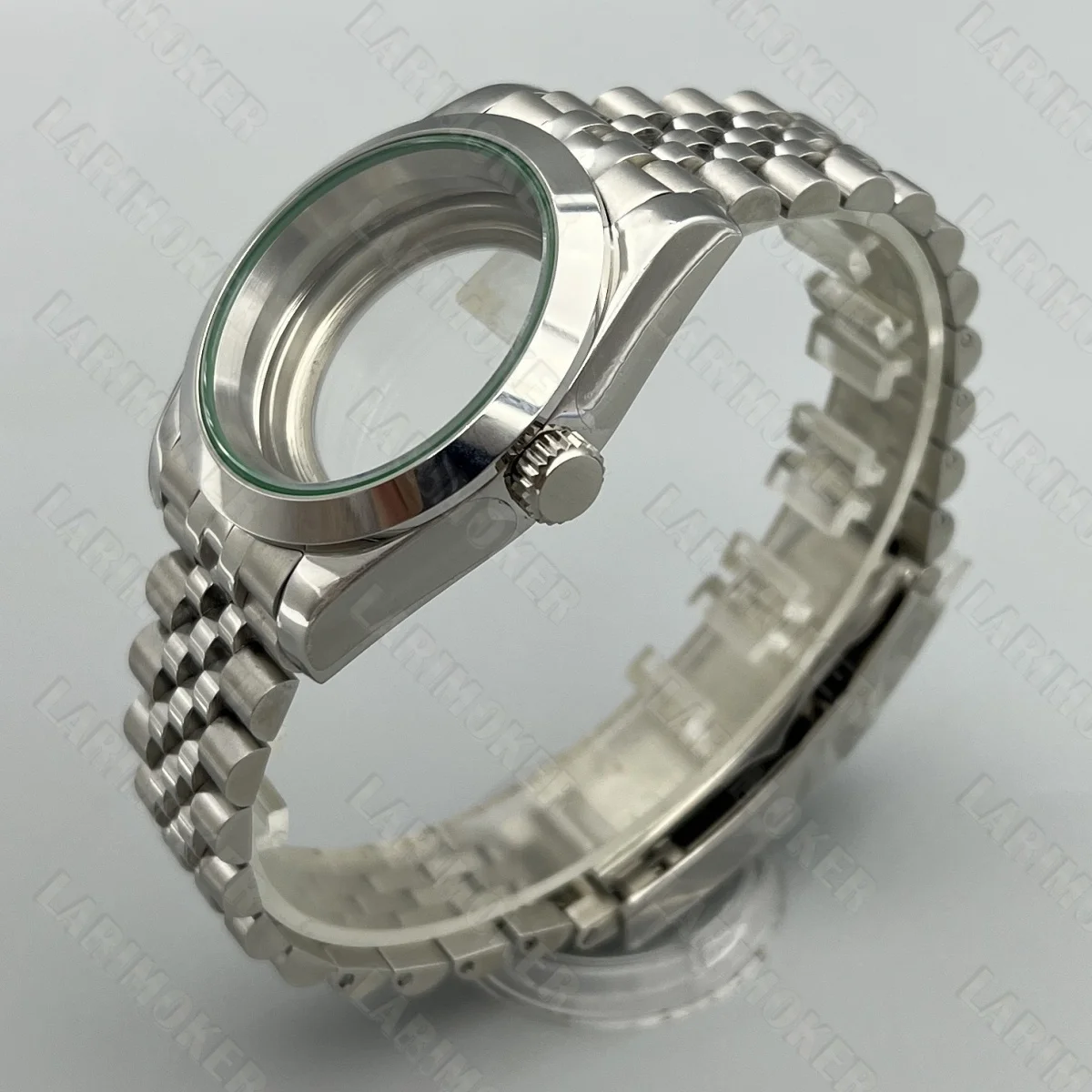 

36mm/39mm case sapphire glass green edge bezel polished suitable for NH35 NH36 ETA2824 DG2813 3804 Miyota8205 PT5000 movement