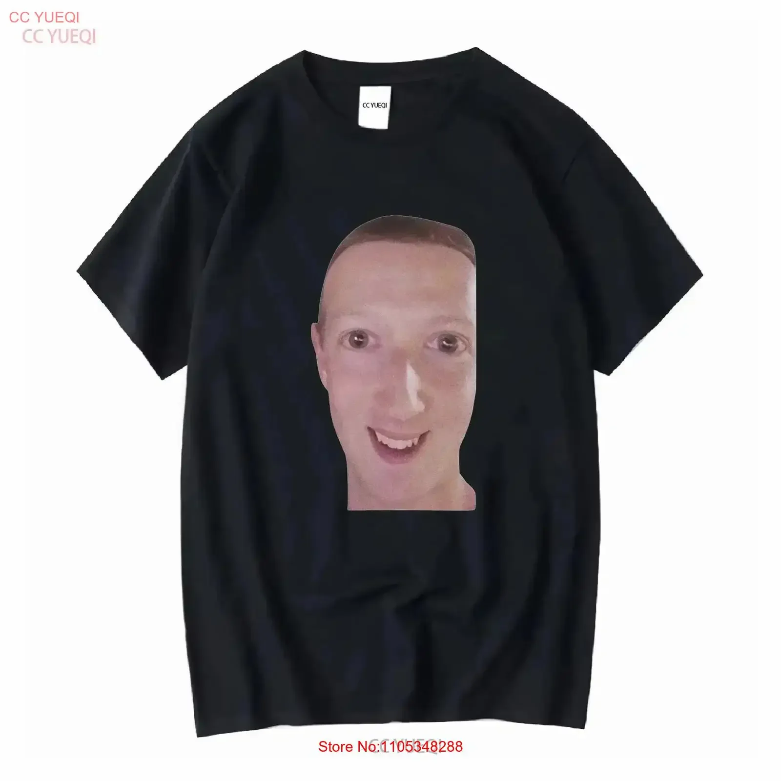 Camiseta Zucc con meme de Mark Zuckerberg, divertida, viral, broma, Facebook, Reddit, vintage, lavada, elástica, estilo streetwear