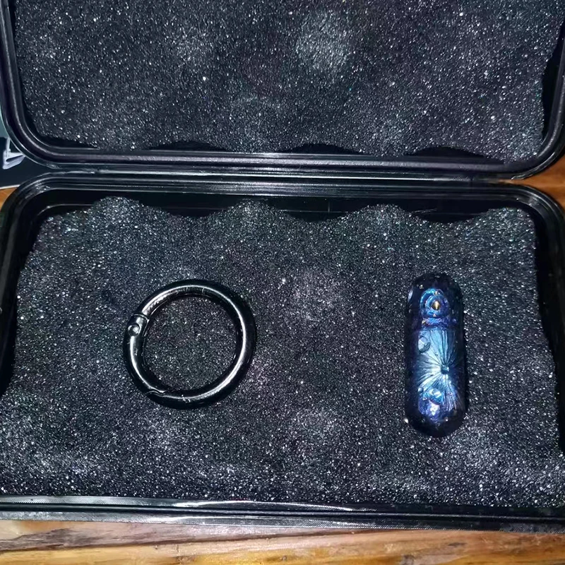 Imagem -05 - Titânio Puro Portátil Pequena Caixa do Comprimido Chaveiro Impermeável Selado Mini Carry-on Primeiros Socorros Pílula Garrafa Edição Limitada Artesanal