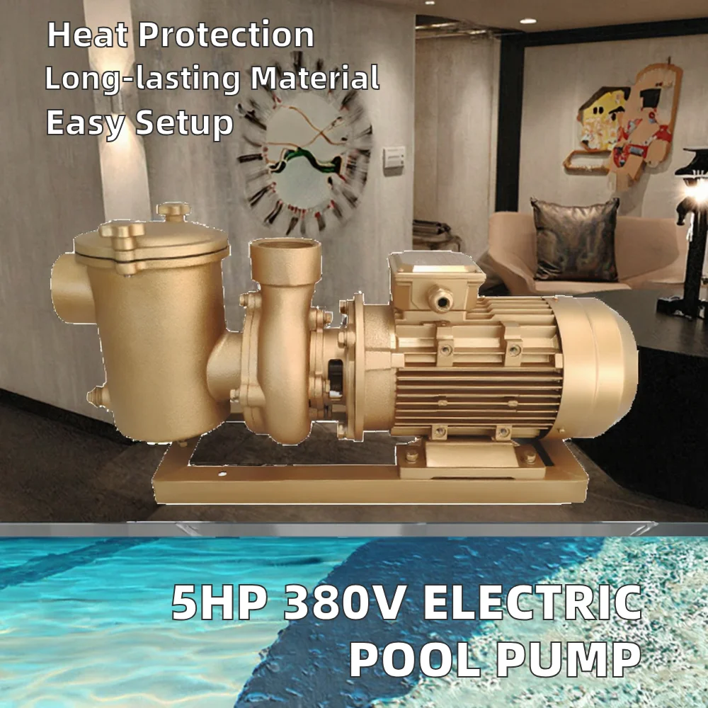 3 HP Anti-Corrosive Pool Pump Easy Install Circulation Filtration Ground Swimming Pool Salt Water Pump 2