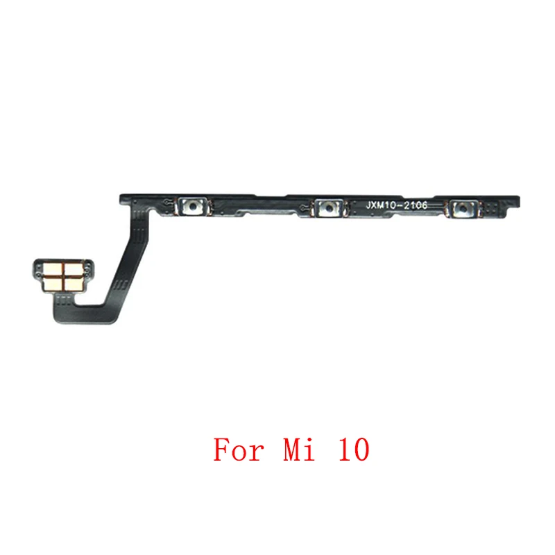 Power Volume Button Flex Cable For Xiaomi Mi 10 10 Pro 10 Lite 10T 10T Pro 10T Lite Side Button Flex Cable Repair Parts