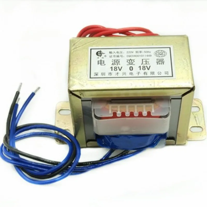 EI76 80W Power Transformer 220V to AC 6V 9V 12V 15V 18V 24V 36V 110V Single/Dual Output, Pure Copper Core