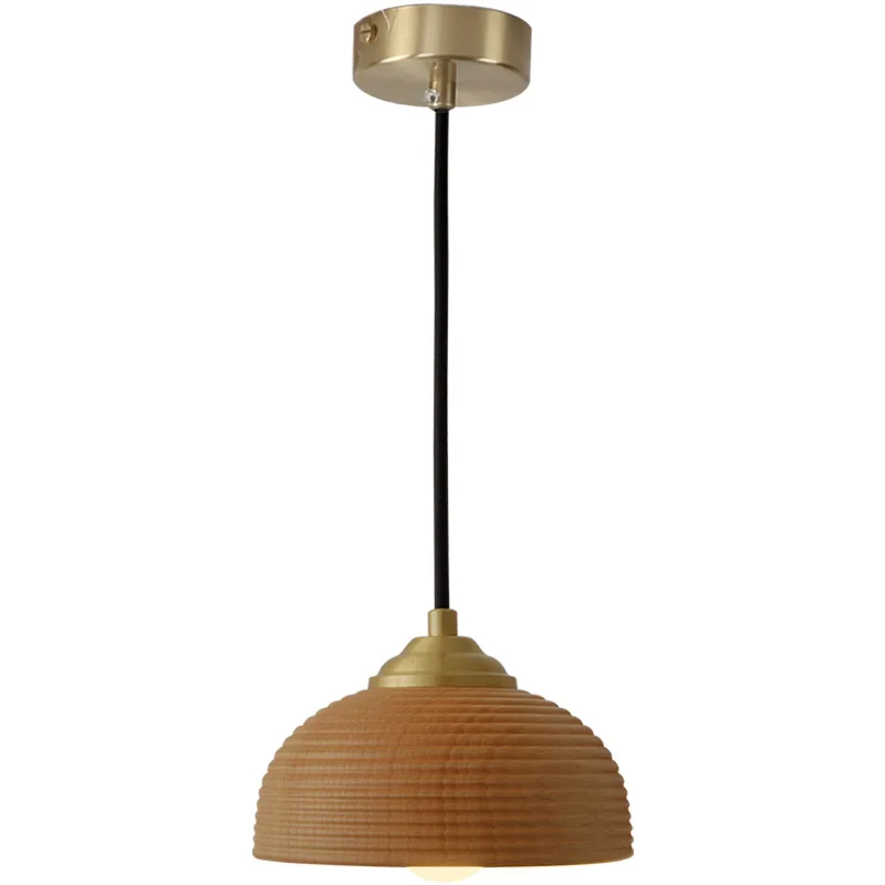 

Medieval wabi silent wind, modern and simple bedroom, light luxury walnut dining table tea room, bar window lamp bedside