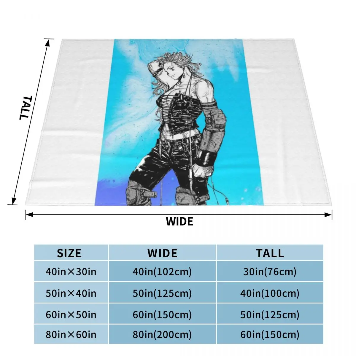 Dorohedoro Noi Throw Blanket Dorm Room Essentials Summer Bedding Blankets Furry Blanket Blanket Luxury