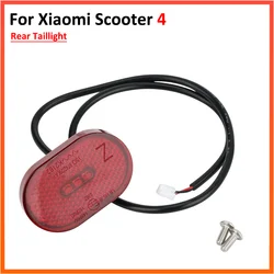Rear TailLight For Xiaomi Electric Scooter 4 Brake Safety LED Flashing Lamp Security Warning Light Fender Parts