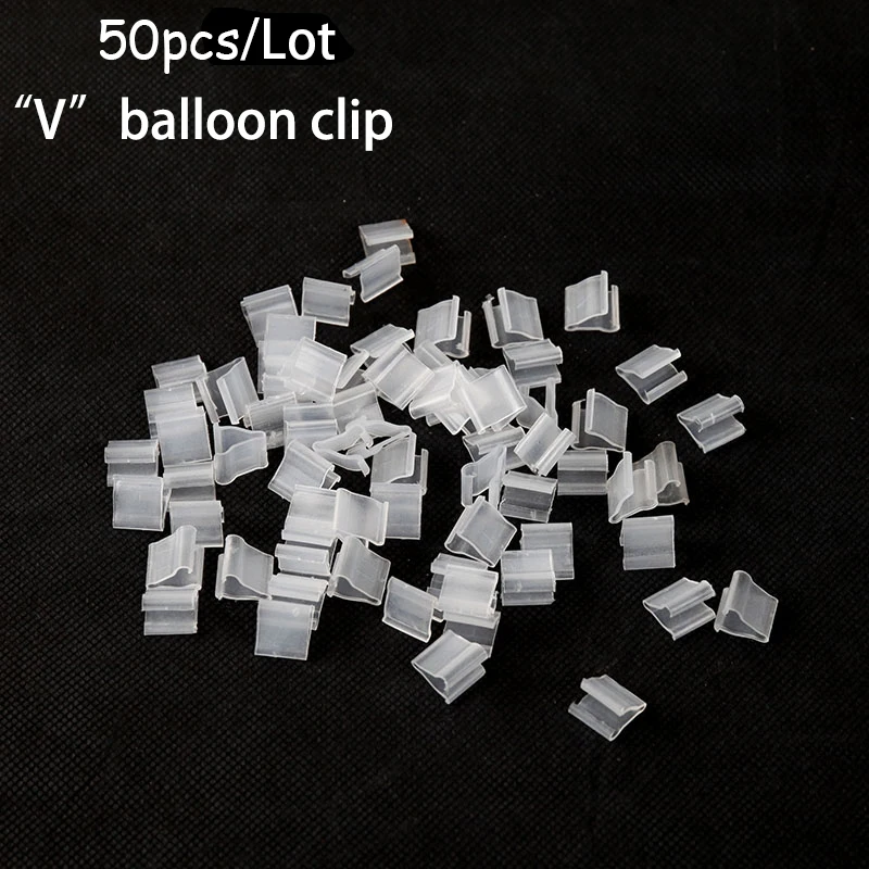 Latex Balloon Clip Balloons Sealing V-clamp