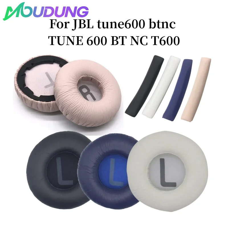 

MOUDUNG Replacement foam Ear Pads pillow Cushion Cover for JBL tune600 btnc TUNE 600 BT NC T600 Headphone Repairing Parts