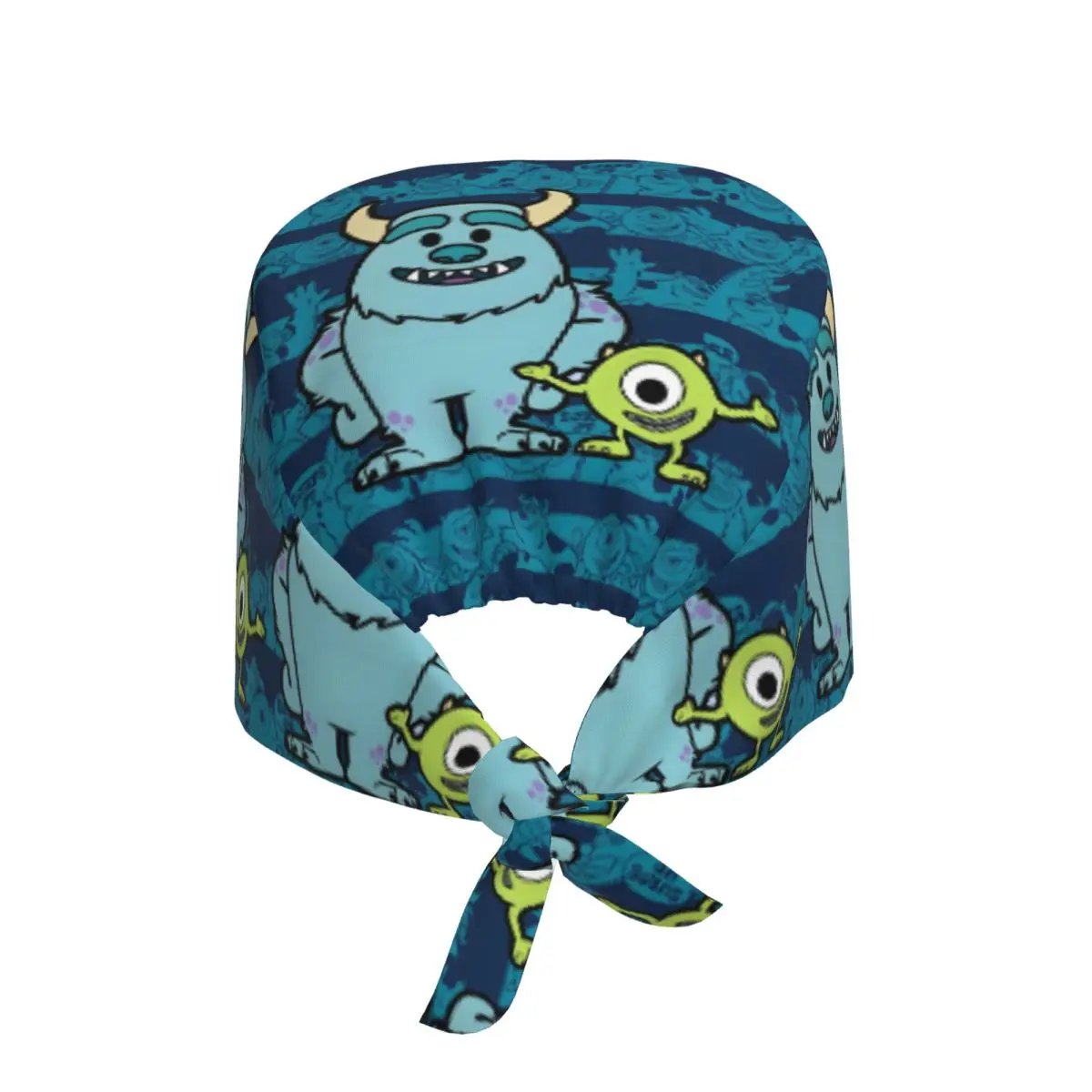 Custom J-James And Mike M-Monster Cleaning Working Cap Men Women U-University Scrub Cap Surgicals Hat Nurse Scrubs Hat Nurse