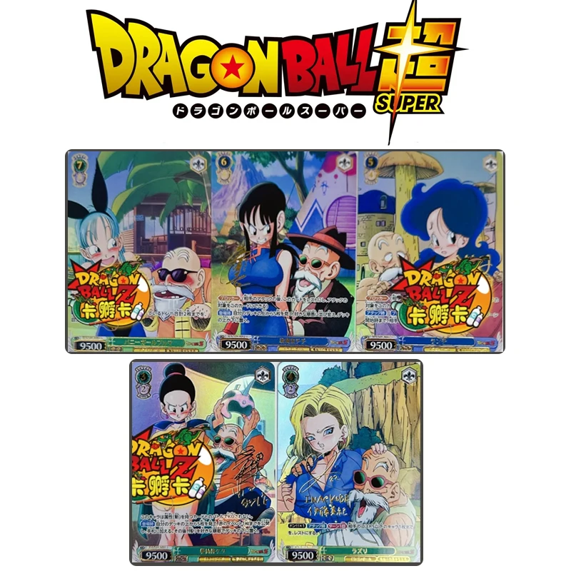 

Anime Dragon Ball Diy Homemade Card cartoon character Master Roshi Bulma Ranchi Collectible card toy Christmas birthday gift