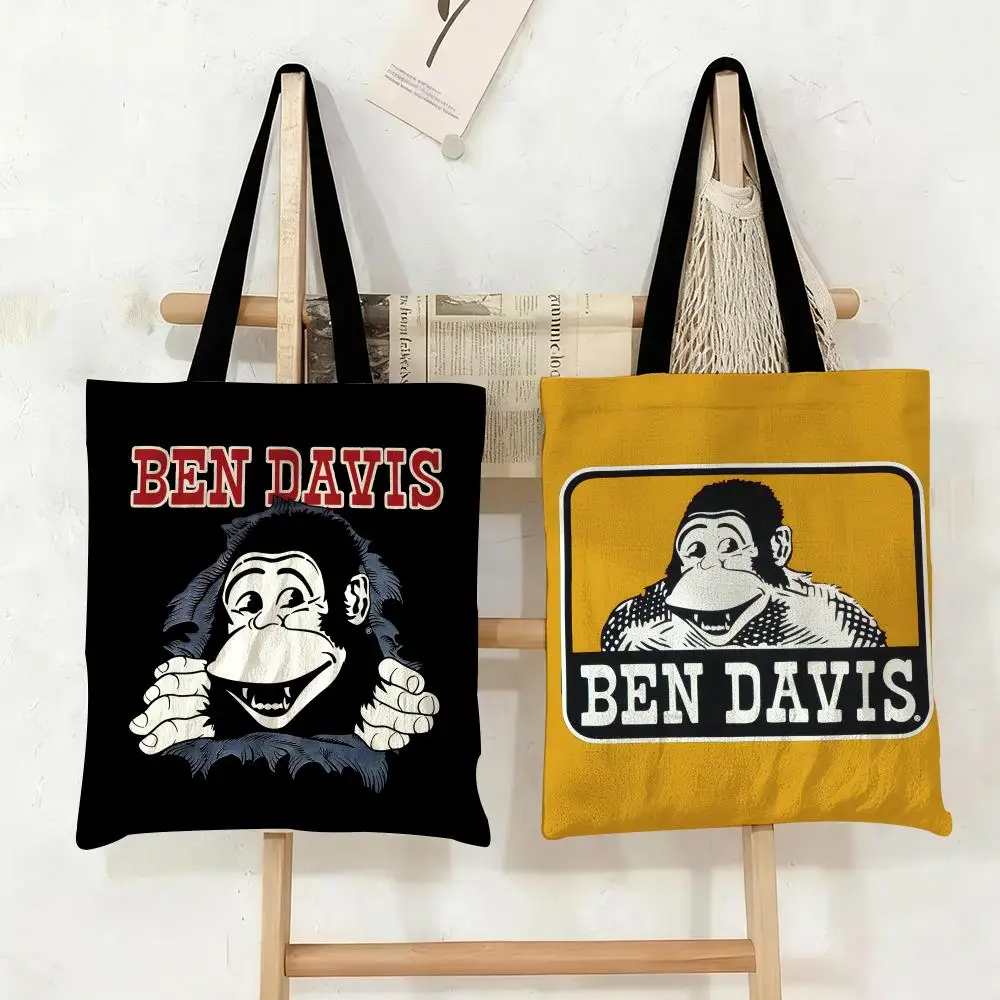 Ben Davis Storage Bags Large Capacity Canvas Bag For Female Students To Hold Books Tote Mommy Bag