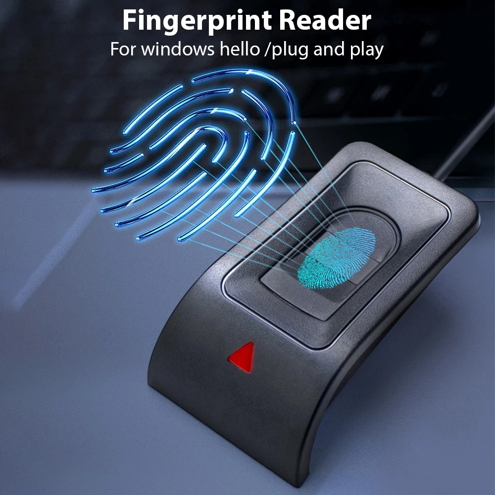 USB Fingerprint Reader Desktop Biometric Scanner Password Free Operation Fingerprint Scanner for PC Laptop