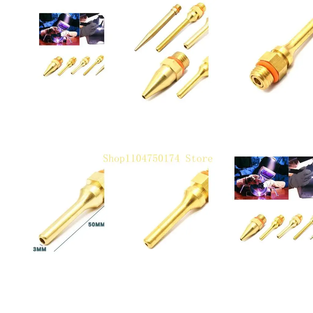 Hot Melt Copper Anti-leakage Long Nozzle Large and Small Diameter Nozzle Hot Melt Nozzle 2x34mm 2x50mm top sale