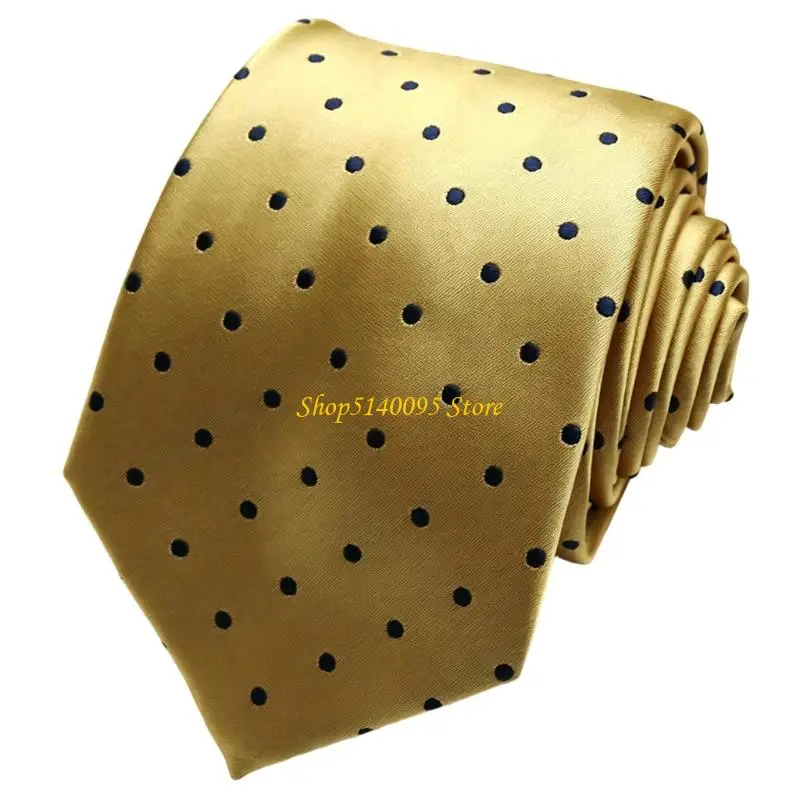 DXAE Youthful School Theme Tie in Polyester Fabric Wrinkle Resistant Long Lasting for Suits Uniforms 6 Colors Optional