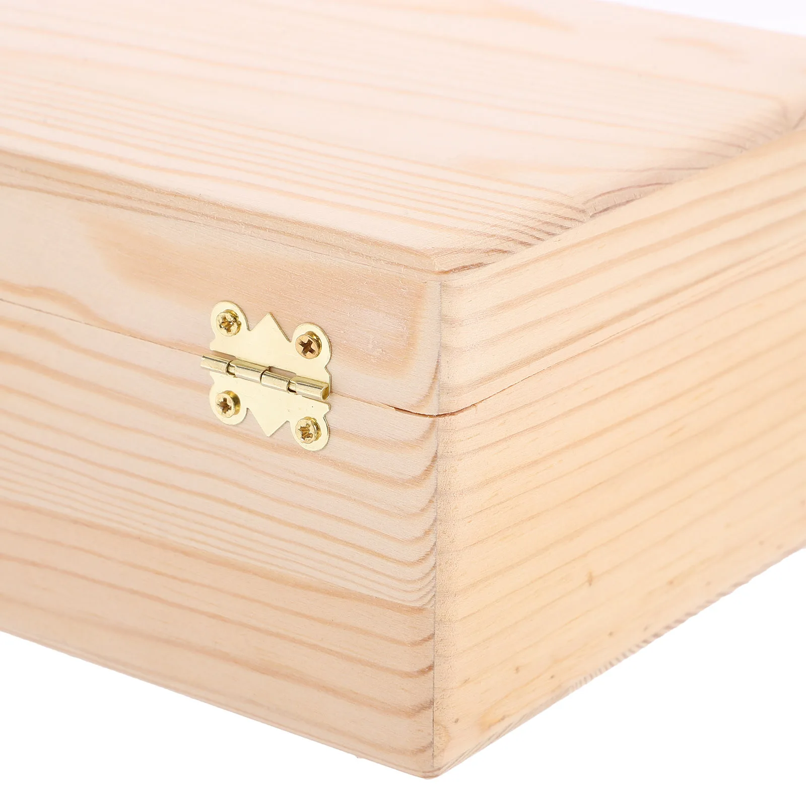 

Pine Gift Boxes Decorative Storage Case for Jewelry Watches Glasses Wooden With Lid Small Keepsake Box Wood Storage Box