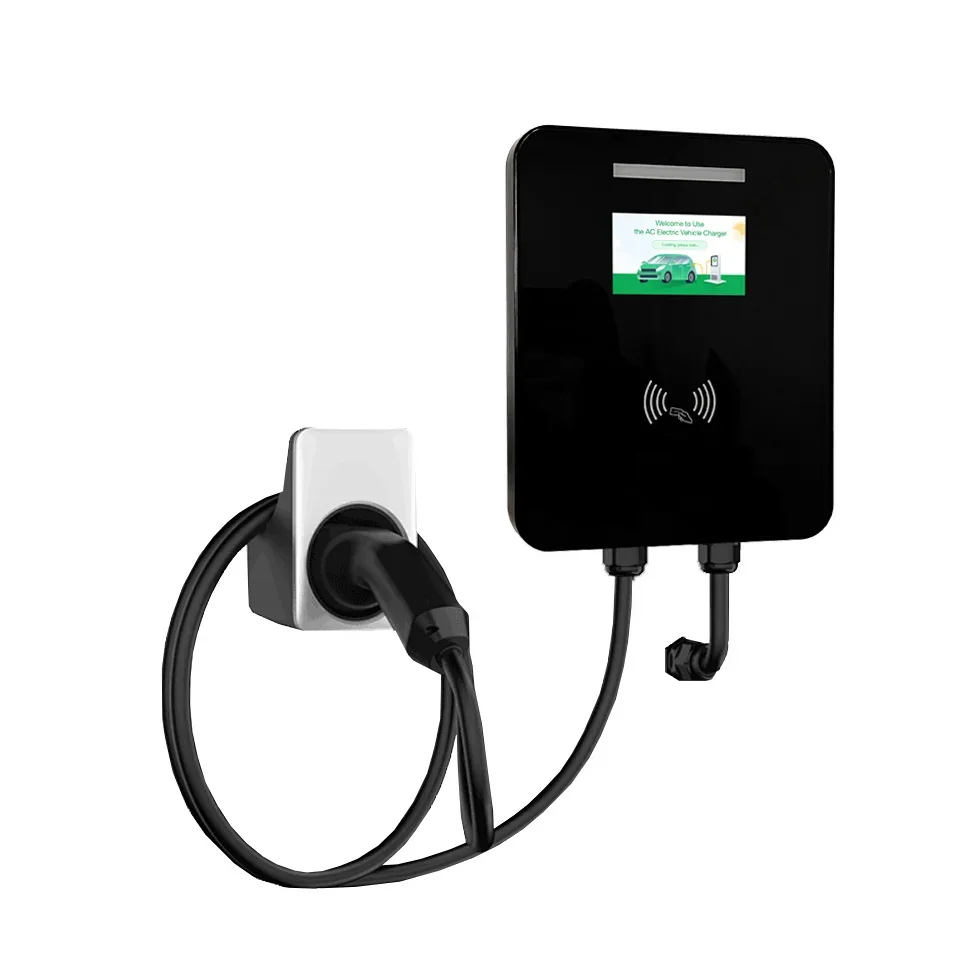 APP Function Home Use 5M Cable AC EV Charger Station 11KW 22KW 7KW Type2 GBT Car EV Charger