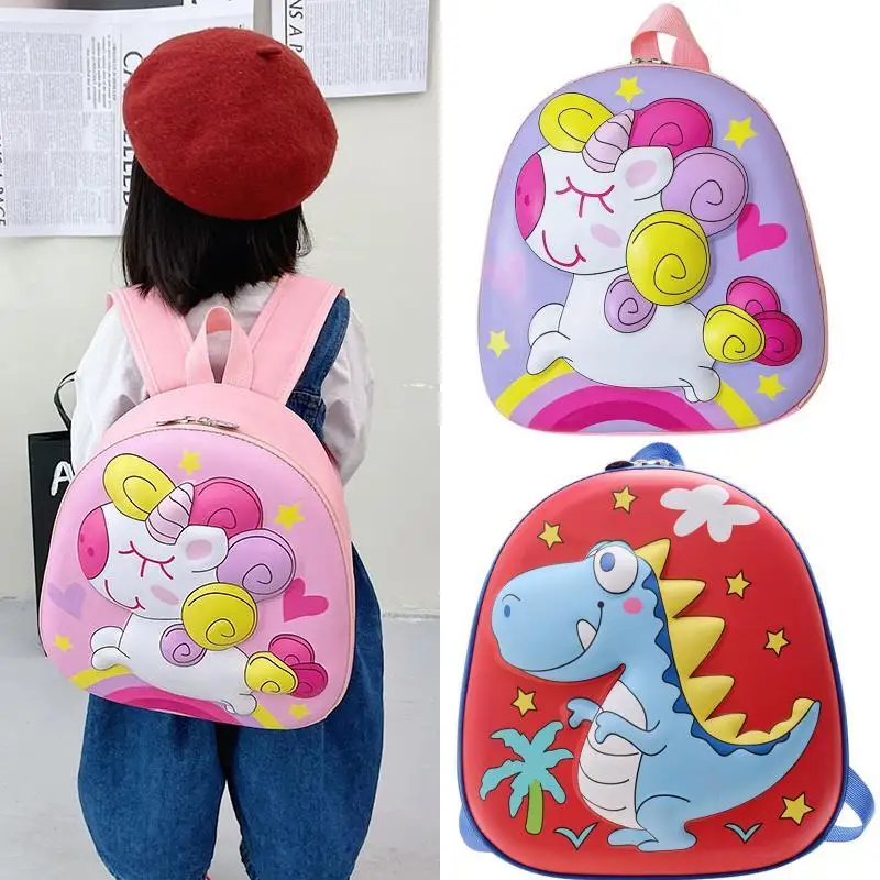 Unicorn Schoolbag Kindergarten Spine Protector Eggshell Bag Male Female Baby Cute Large-Capacity Backpack Toddler School Bag New