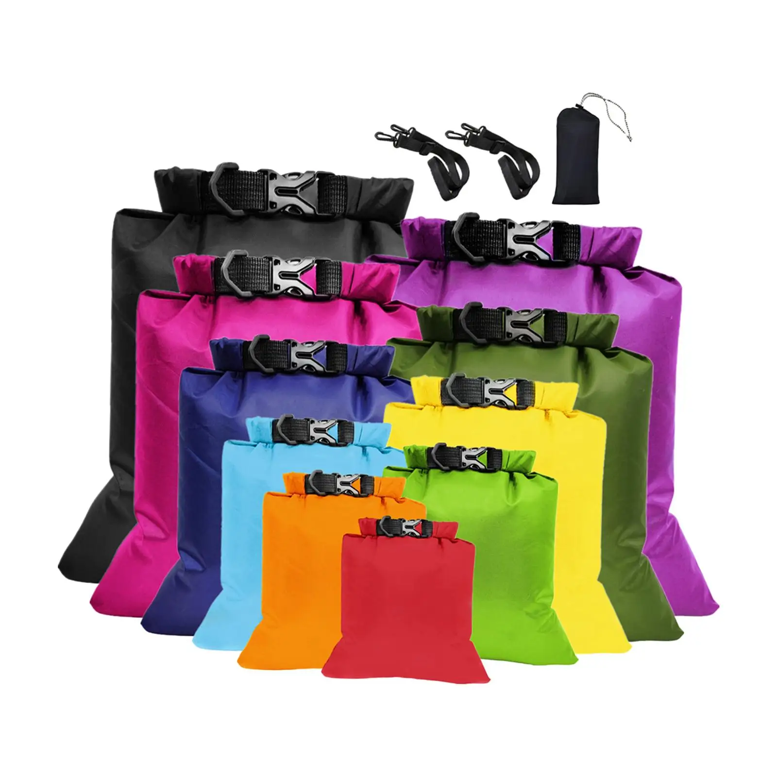 10x Kayak Float Bag Waterproof Storage Bag Drybag Lightweight Floating Bag for Kayaking for Beach Camping Boating Canoe Fishing