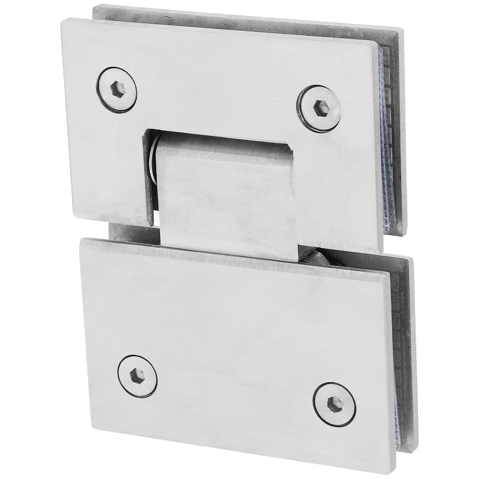 Heavy Duty Stainless Steel Glass Shower Door Hinge Smooth Quiet Opening Closing Excellent Workmanship No Deformation Bathroom