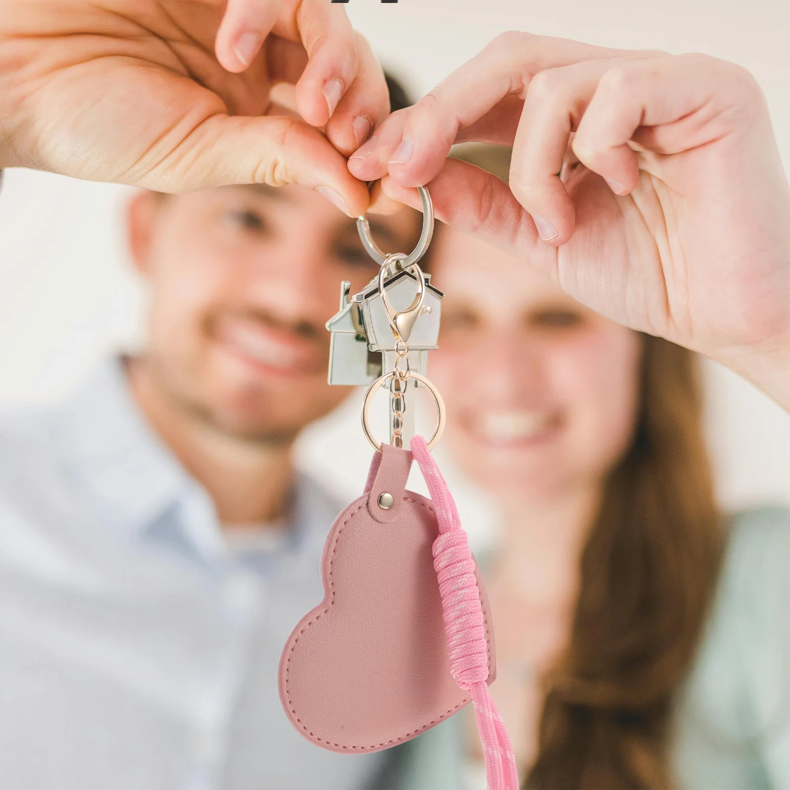 

2Pcs Compact Heart Shaped Rotating Mirror Stylish PU Mini Makeup Touch-Up Mirror Portable Purse Travel Vanity Accessory