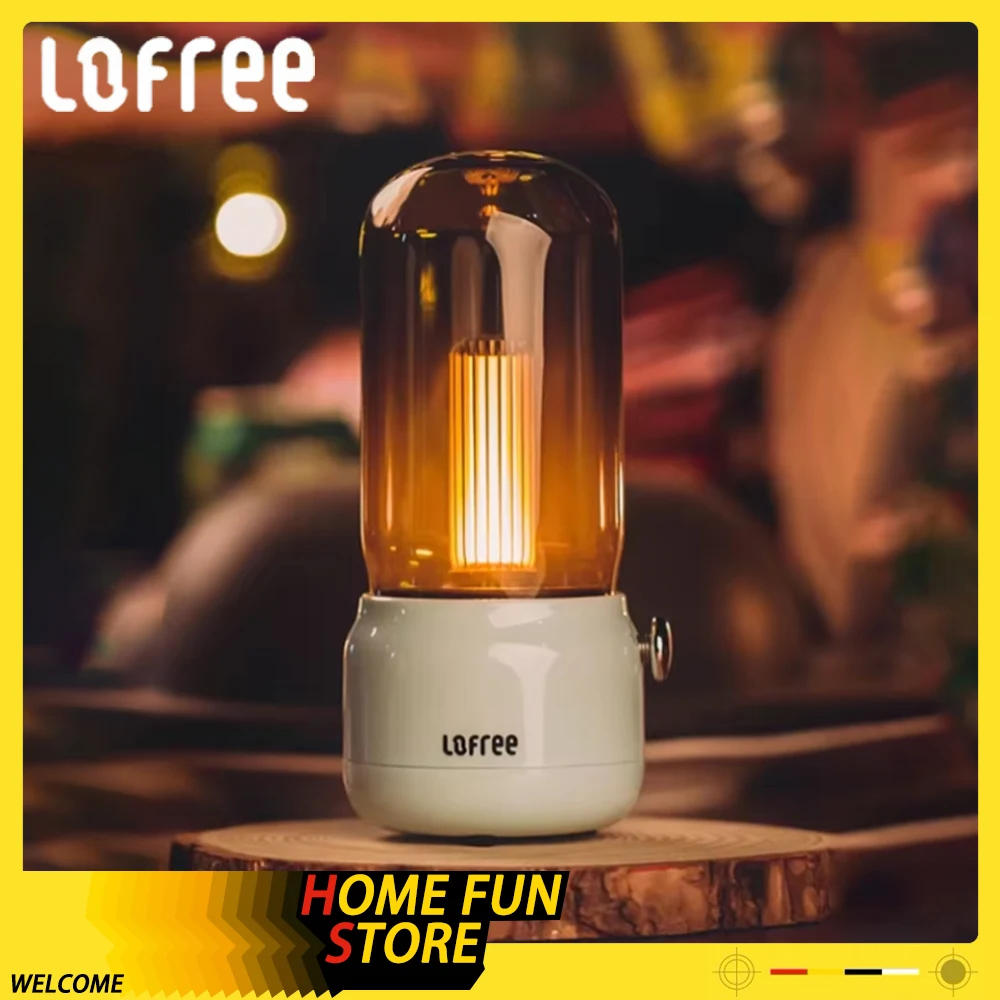 Lofree Ep502 Pickup Lamp Wireless Charging Night Light Bedroom Bespoke Portable Camping Lamp Desktop Atmosphere Lamp Girls Gifts