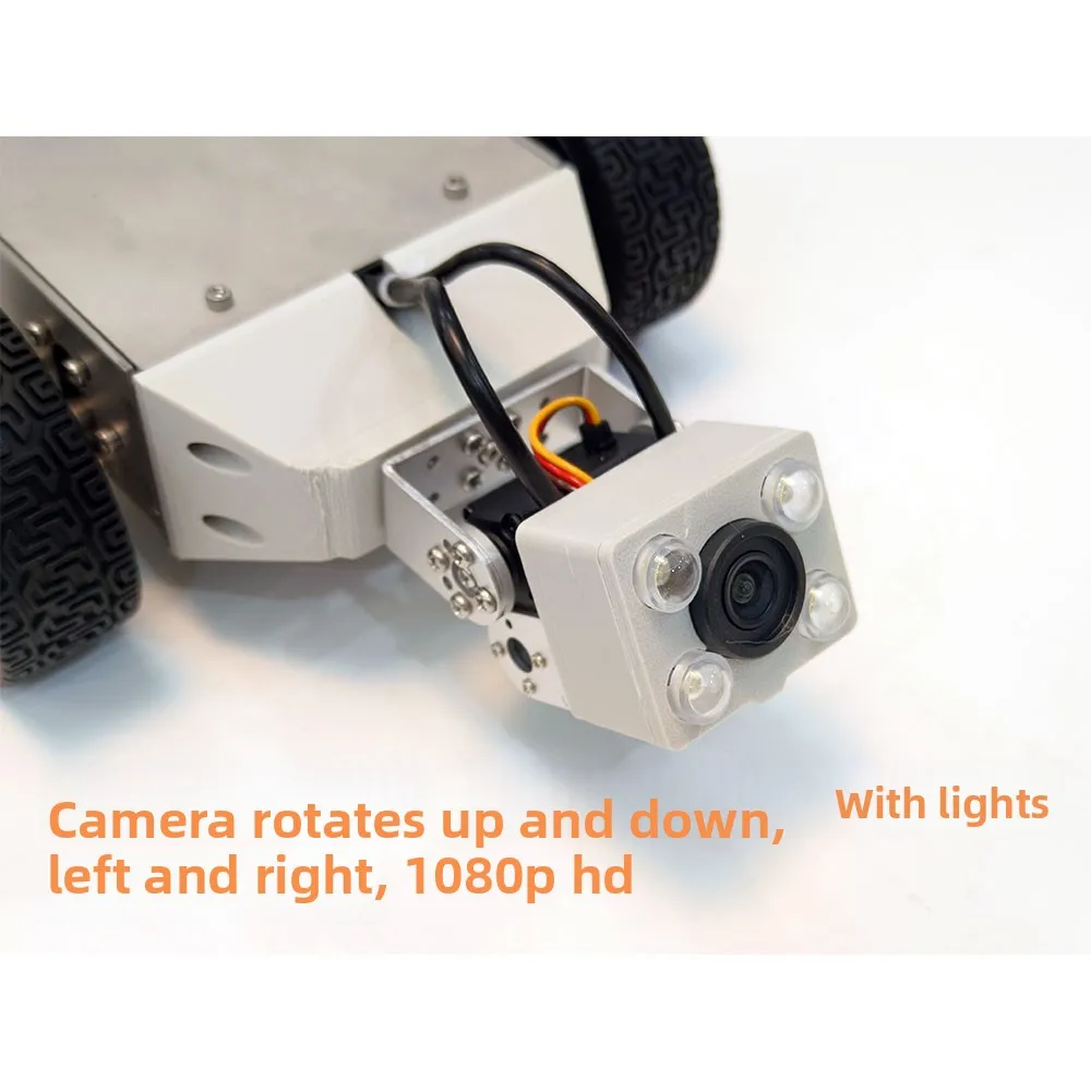 Mecanum Wheel Inspection Robot with Video Transmission – for Car Underbody, HVAC Duct & Wind Turbine