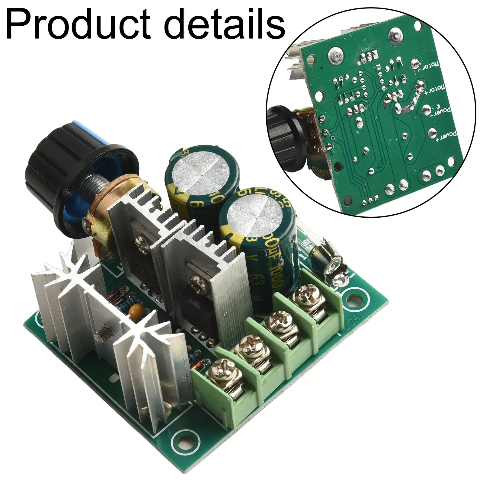 

10A Motor Speed Controller DC Motor Speed Control For Efficient Motor Operation Efficient Operation High Efficiency