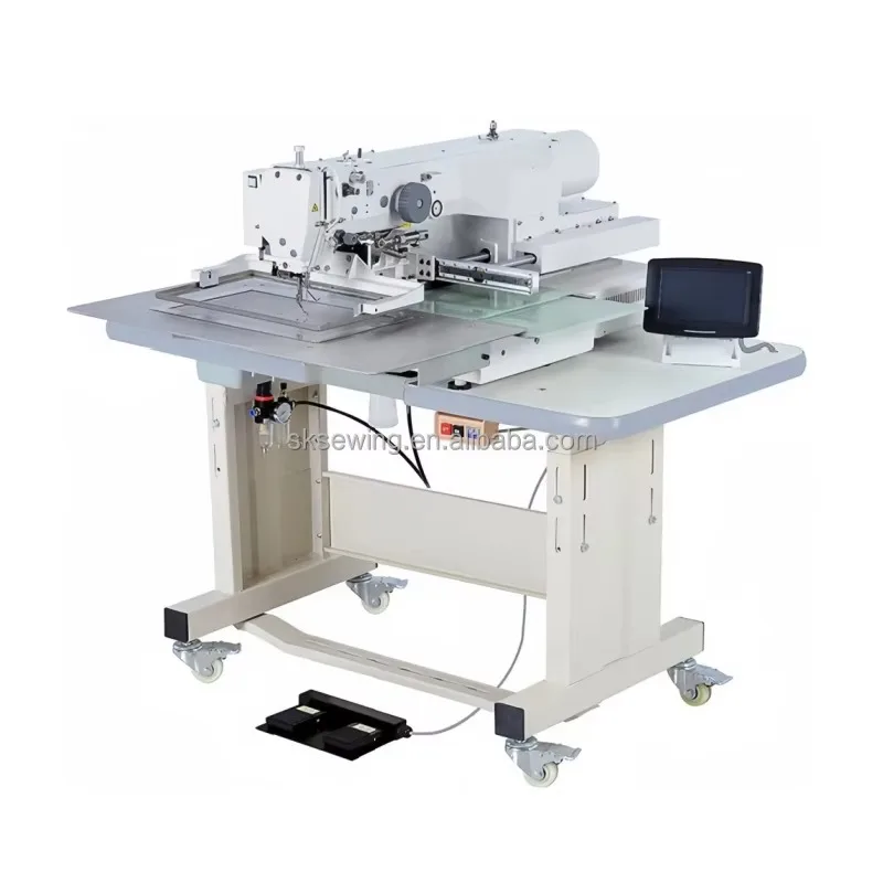 غرز الملابس X Box ماكينة خياطة النمط الصناعي القابلة للبرمجة بالكمبيوتر