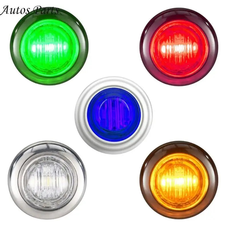 

57BA 12V 24V LED Side Marker Indicators Light Trucks Warning Tail Light Trailer Lamp