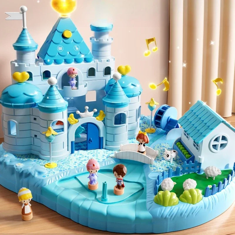 Children's Day Girl Magnetic Play Girl Princess Castle Birthday Gift