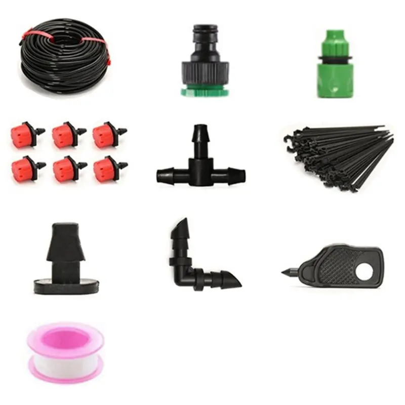AB11-For Adjustable Drippers DIY Drip Irrigation System Garden Hose Micro Drip Watering Kits