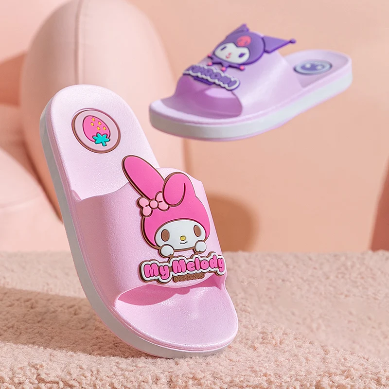 

Sanrio children's slippers Summer indoor non-slip cute soft soled slippers for girls