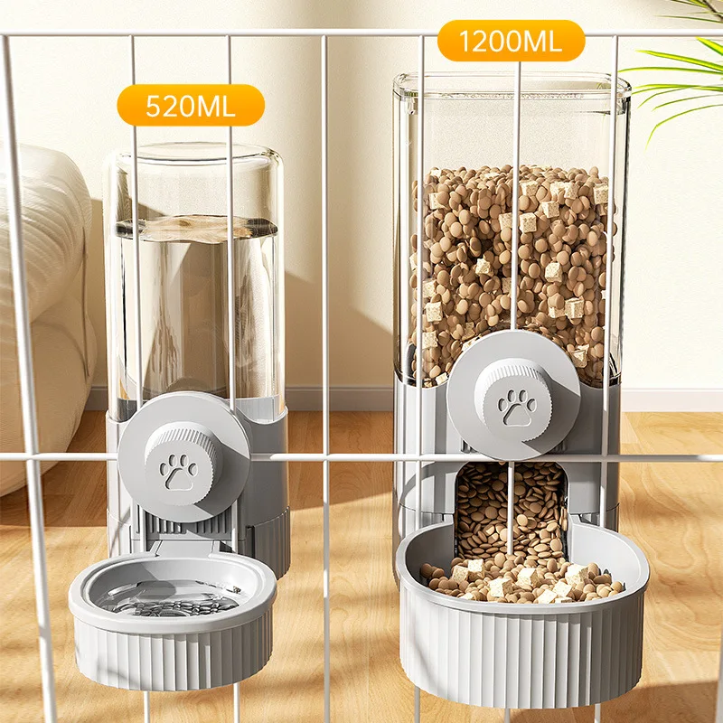 Cat Hanging Pet Water Dispenser Dog Water Supplies Hanging Cage Dog Basin Cat Bowl Automatic Feeder Water Bottle