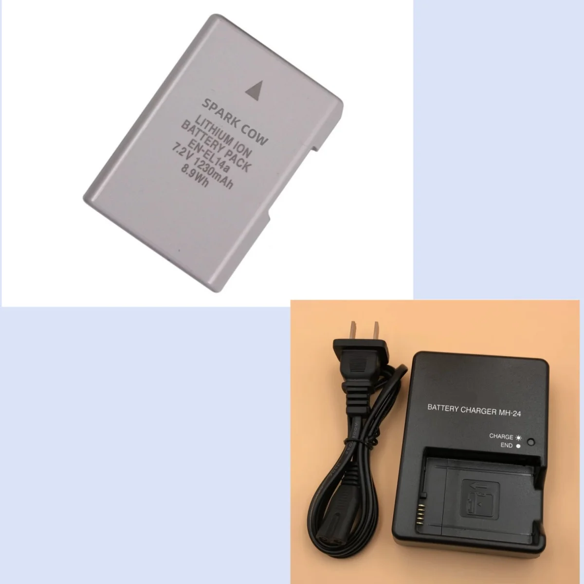 High-performance EN-EL14A EL14 14A Camera Battery For Nikon D5500 D5300 D5600 D3200 D3300 D5100 P7800 P7700 P7100 MH-24 Charger