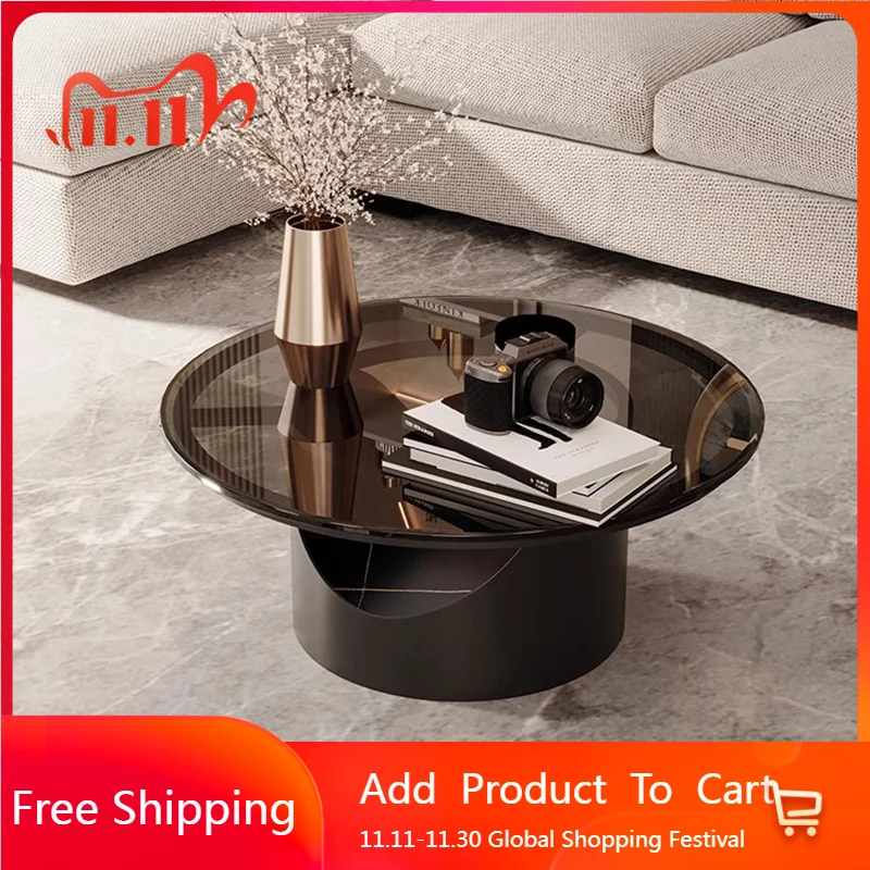 

Small Center Coffee Table Modern Simple Transparent Minimalist Side Table Italian Moving Aesthetic Mesas Bajas Home Furniture