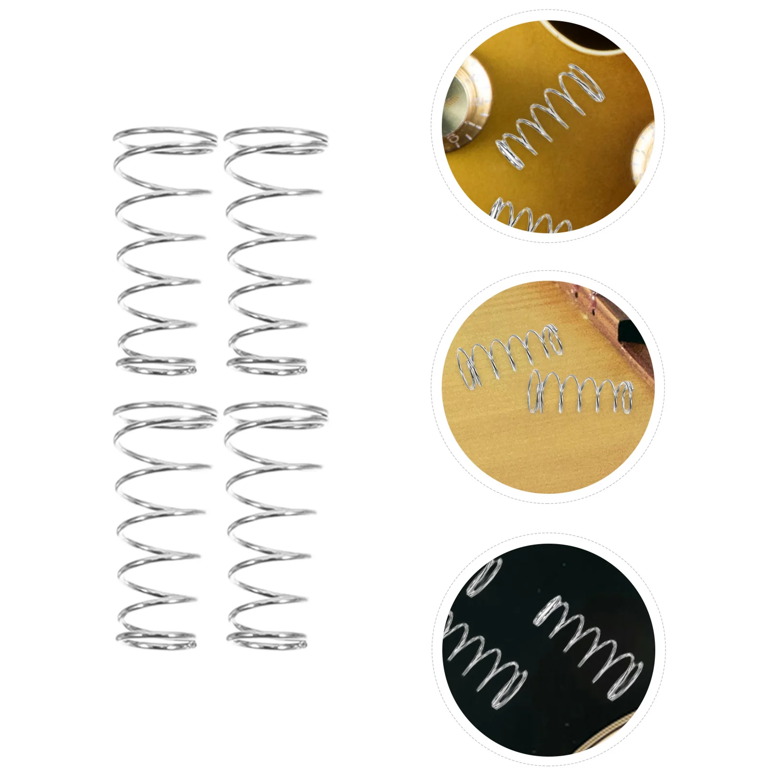 

10Pcs Electric Guitar Bridge Tension Springs Tower Replacement for Stable String Adjustment Guitar Repair Pickup Spring