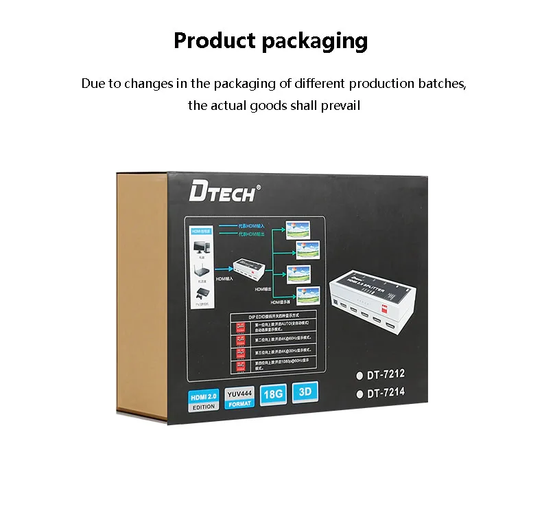 dtech-hdmiスプリッター-4k@60hz-1x2-ver20-hdmiスプリッター-hdcp-22対応-スプリッター-1入力2出力-4k-60hz-3d対応