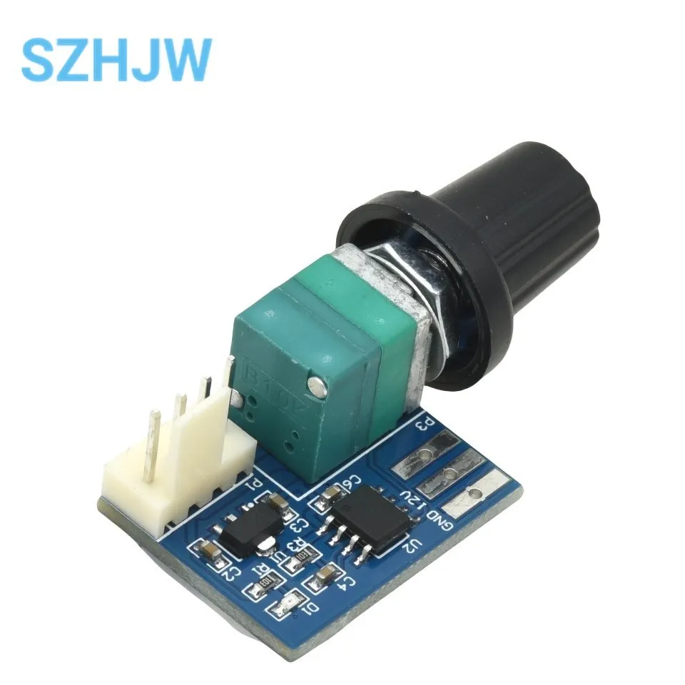 Fan governor PWM speed controller 12V single channel 4 pin low power mute for computer case fans