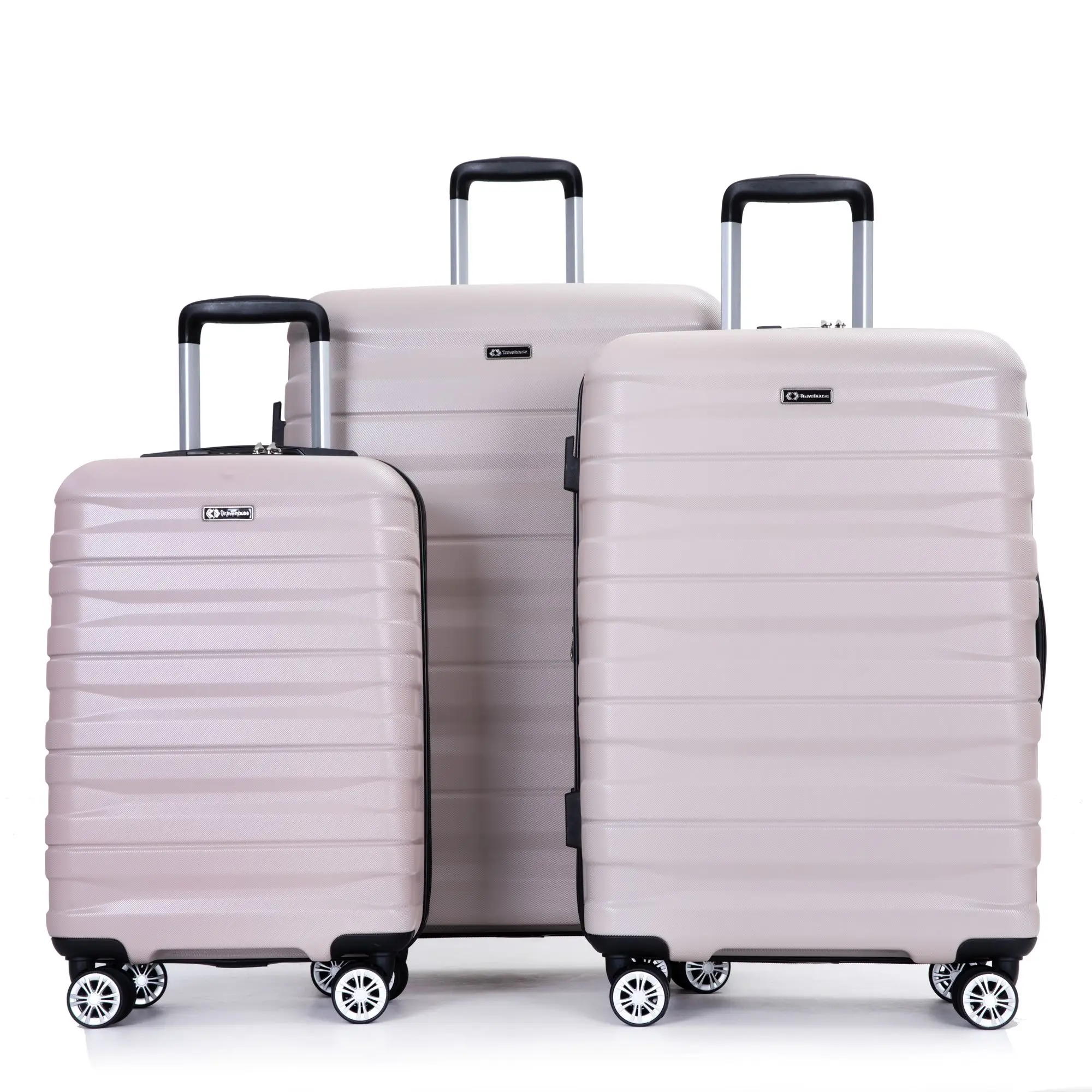 

3 Piece Luggage Sets PC Lightweight & Durable Expandable Suitcase with Two Hooks, Double Spinner Wheels, TSA Lock, (21/25/29) Sa