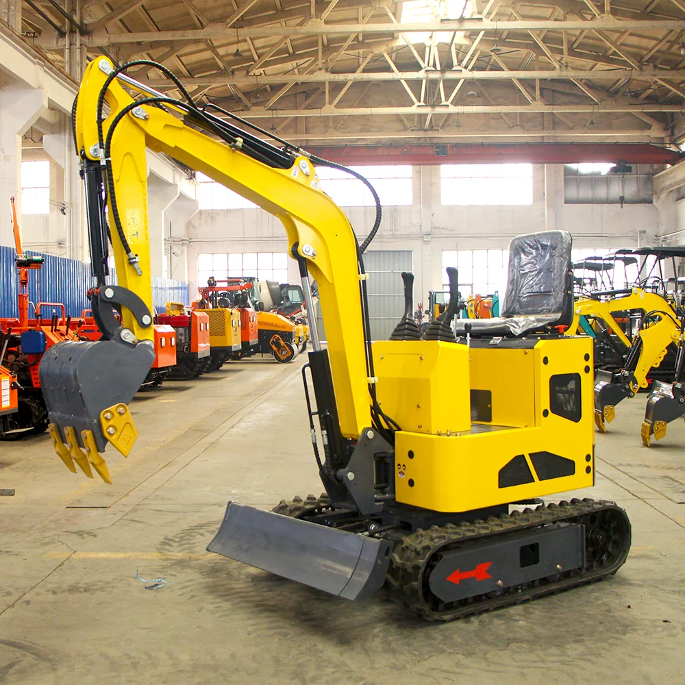 รถขุดขนาดเล็ก 1.2 ตันสําหรับการก่อสร้างเครื่องขุดตีนตะขาบสําหรับสวน รถขุดดีเซลขนาดเล็กแบบกําหนดเองเครื่องยนต์ที่แข็งแกร่งสําหรับขาย