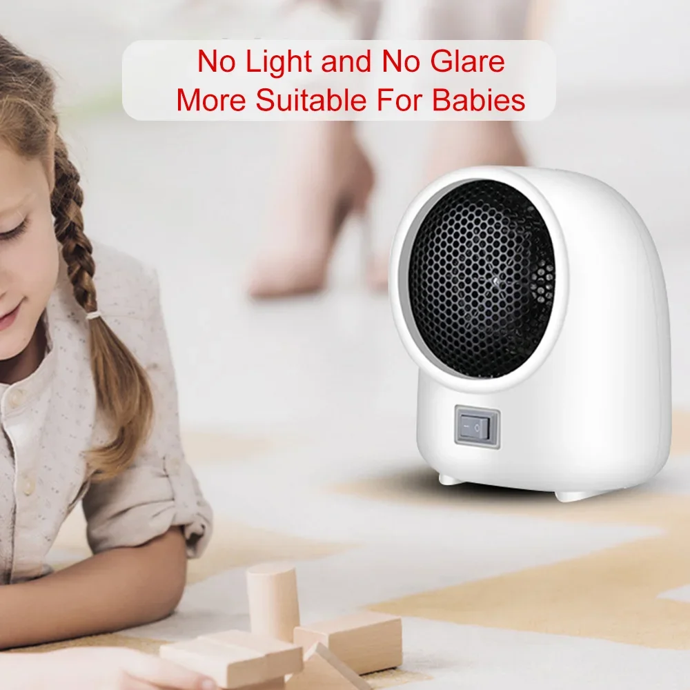 سخان كهربائي محمول 400 واط صغير المنزل مكتب سطح المكتب سخان الهواء الدافئ دفئا مروحة 2-سرعة 3S سريع الحرارة الشتاء 220 فولت/110 فولت