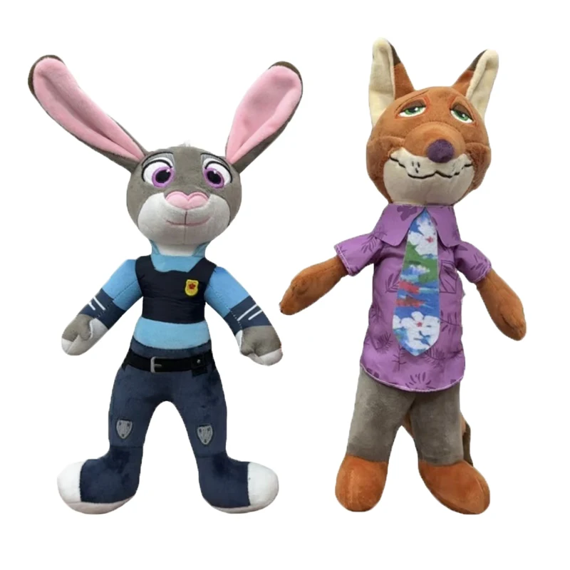 

Анимированный фильм "Зозотопия" плюшевая игрушка лиса Ник Уайльд кролик Джуди Хопс плюшевая игрушка милая мягкая плюшевая игрушка детский подарок на день рождения