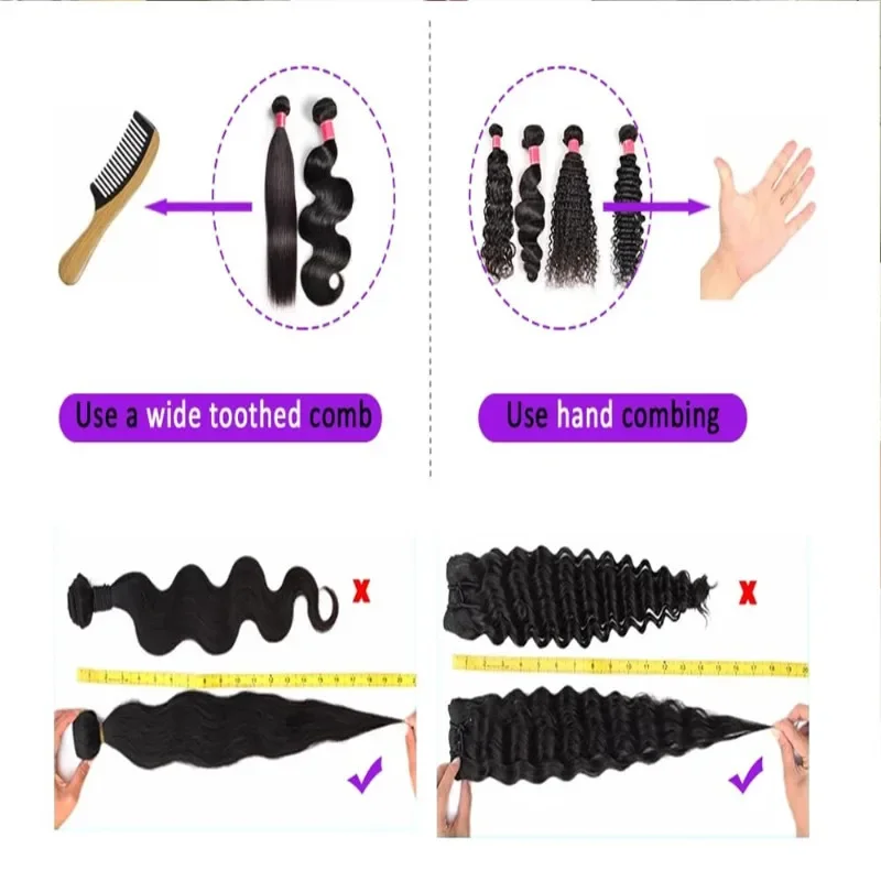 12A 16-28 ''4/27 Onda Profonda Capelli Umani All'ingrosso Per Intrecciare Le Estensioni Dei Capelli Senza Trama Bundles Boho Brasiliano Vergine di Remy capelli 50 g/pz
