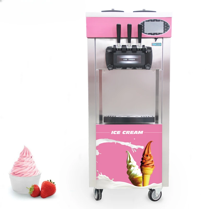 mobile self-service commercial ice cream maker