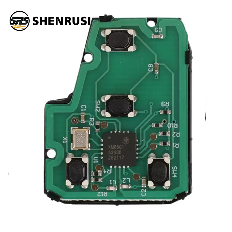 กุญแจรีโมทรถยนต์ SHENRUSI B51TE /B71TH 89070-52D70 สำหรับรถยนต์โตโยต้า ยาริส ปี 2012-2017 ความถี่ 314.4Mhz /315MHz ชิป G/H ปุ่ม 2/3/4 ปุ่ม