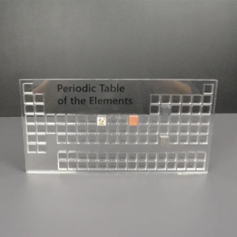 

Element Cube Collector Box Acrylic Box Case 10mm Grid Element Cube Collection Clear Element Periodic Table Storage Boxes