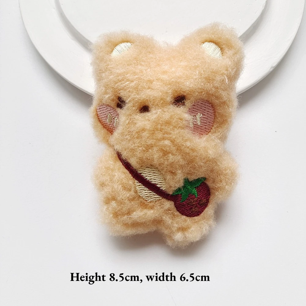 Cartoon pluche pop beer hanger schattige pluche pop sleutelhanger DIY decoratieve rugzak schooltas hanger accessoires cadeau voor vrienden