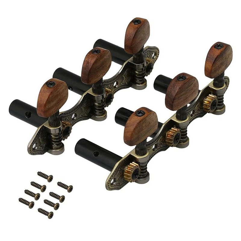 2Pieces Guitar Tuner Tuning Keys Pegs Machine Heads For Classical Guitar