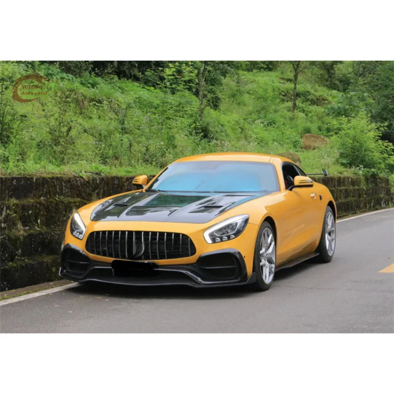 

Для Mercedes-Benz AMG GT 2015-2018: Комплект обвеса YG Style из карбона (передние боковые юбки, задний диффузор)