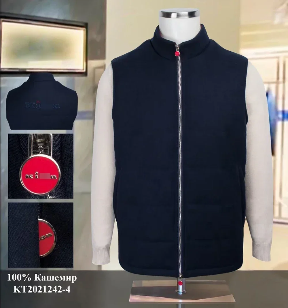 

BILLIONAIRE SIJITONGDA Vest Cashmere Men 2024Autumn Winter Cotton New Good Quality Size M-4XL High Quality Coat